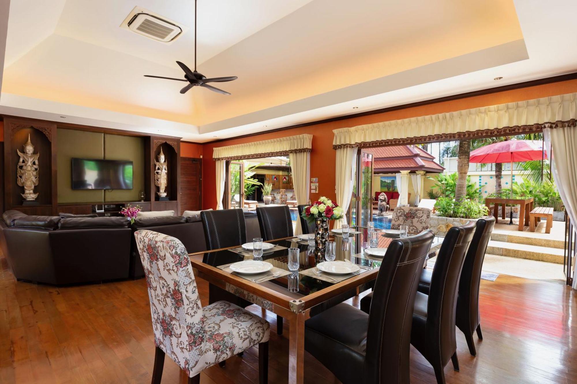 Extraordinary Courtyard 6Br Pool Villa Sri Suri, Naiharn Rawai Exterior foto