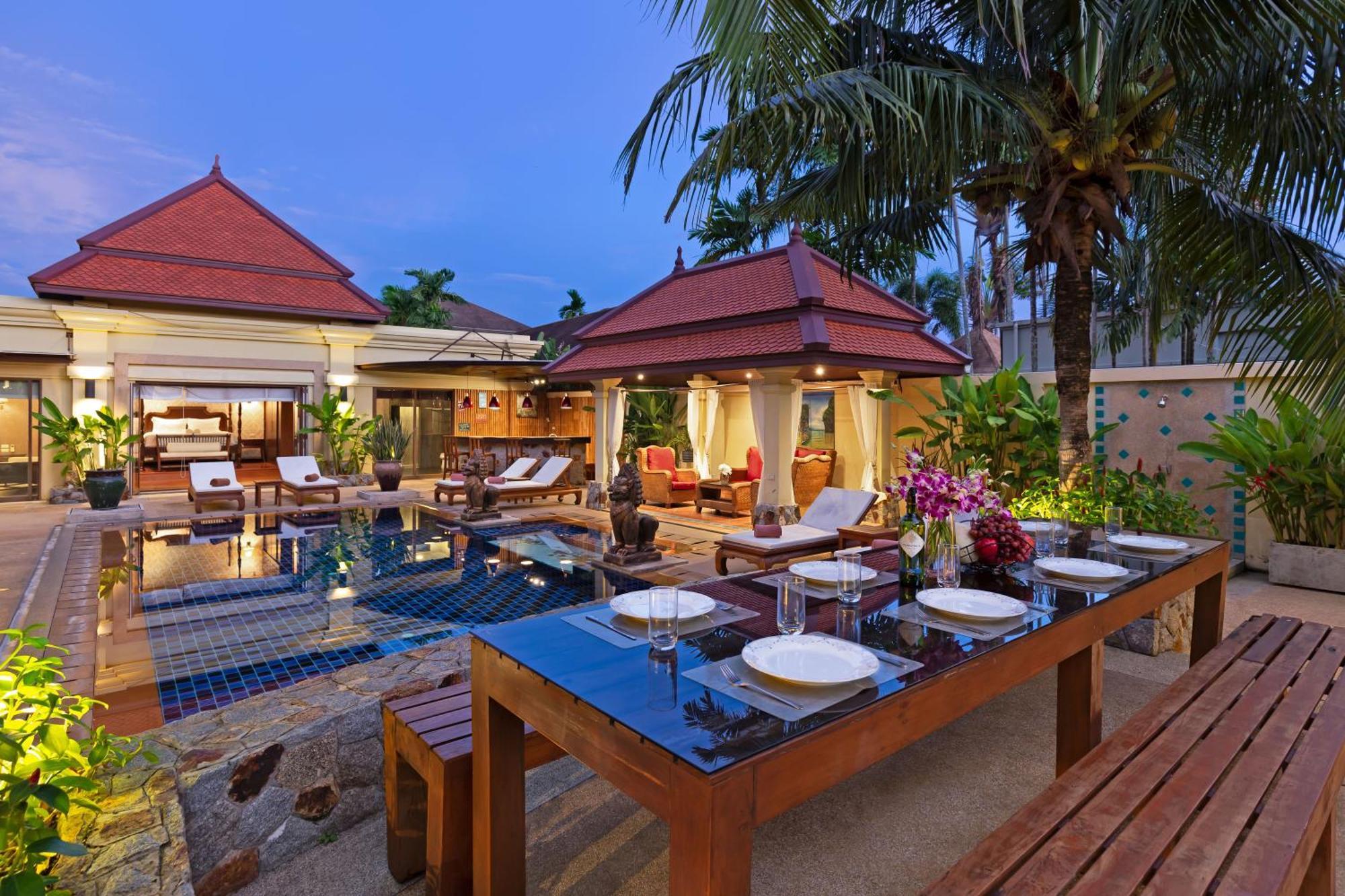 Extraordinary Courtyard 6Br Pool Villa Sri Suri, Naiharn Rawai Exterior foto