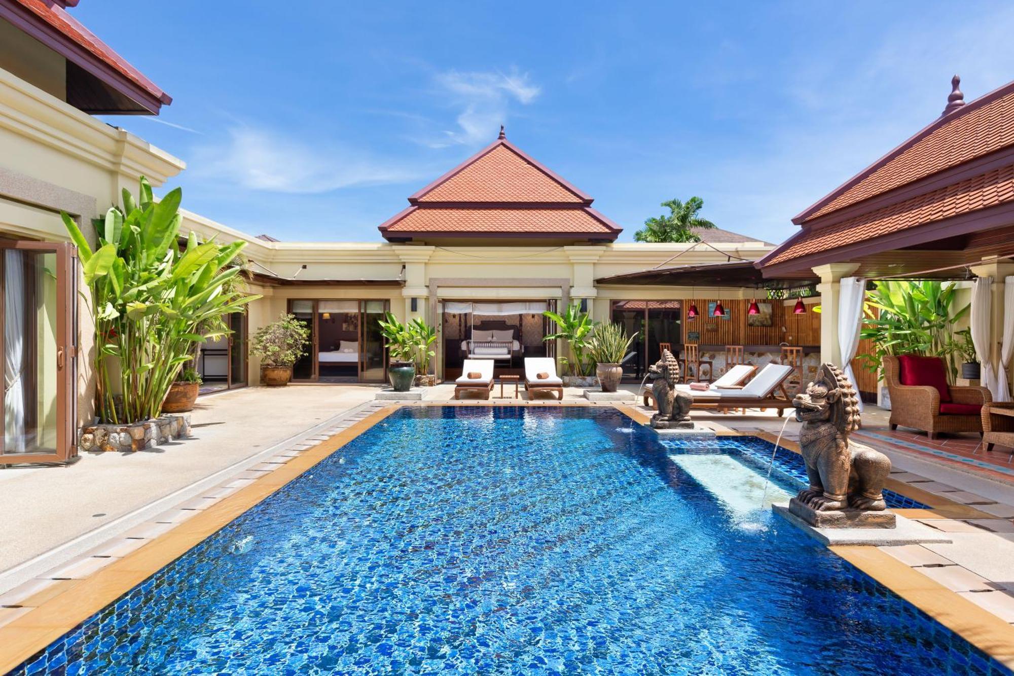 Extraordinary Courtyard 6Br Pool Villa Sri Suri, Naiharn Rawai Exterior foto