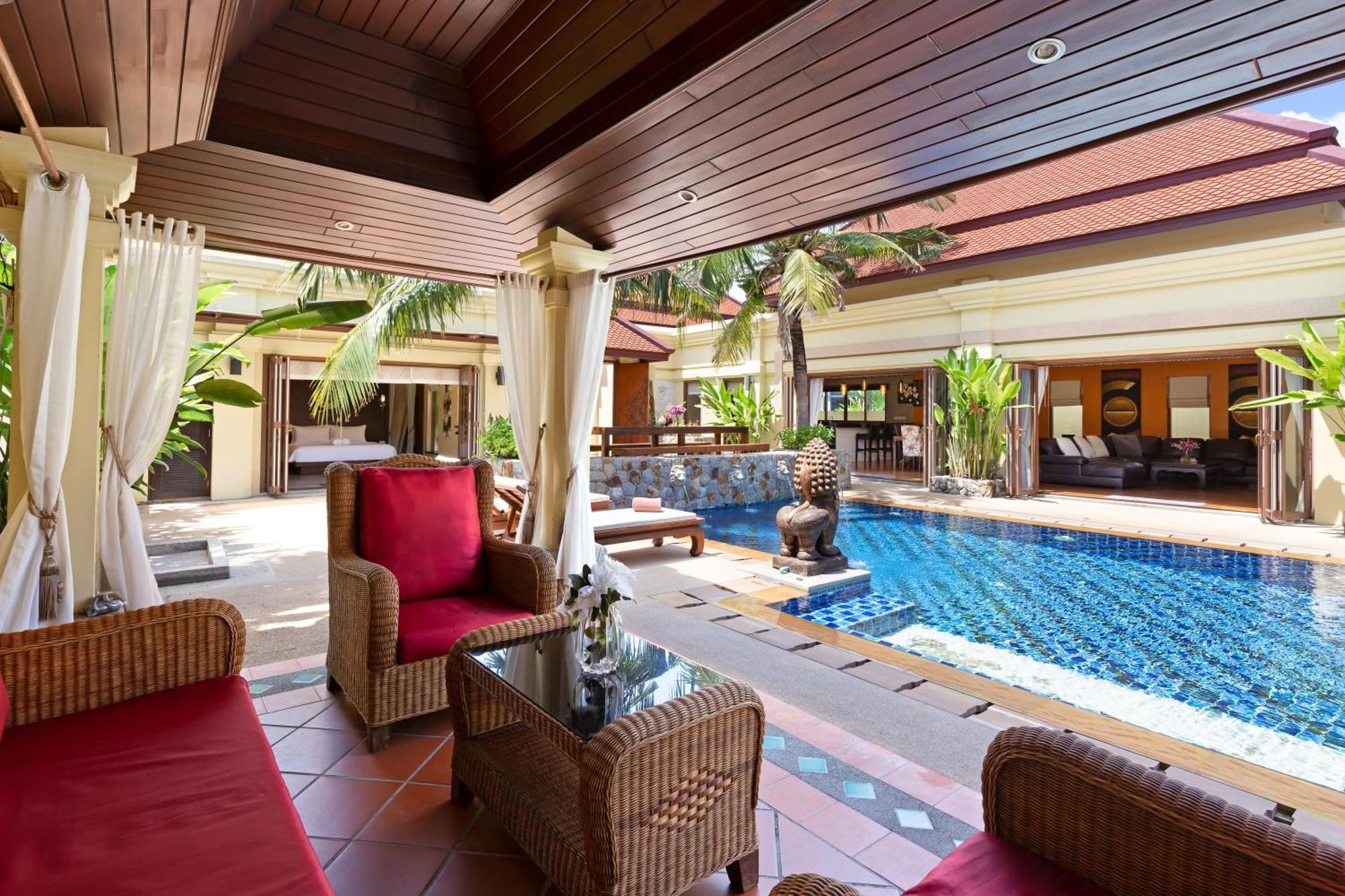 Extraordinary Courtyard 6Br Pool Villa Sri Suri, Naiharn Rawai Exterior foto
