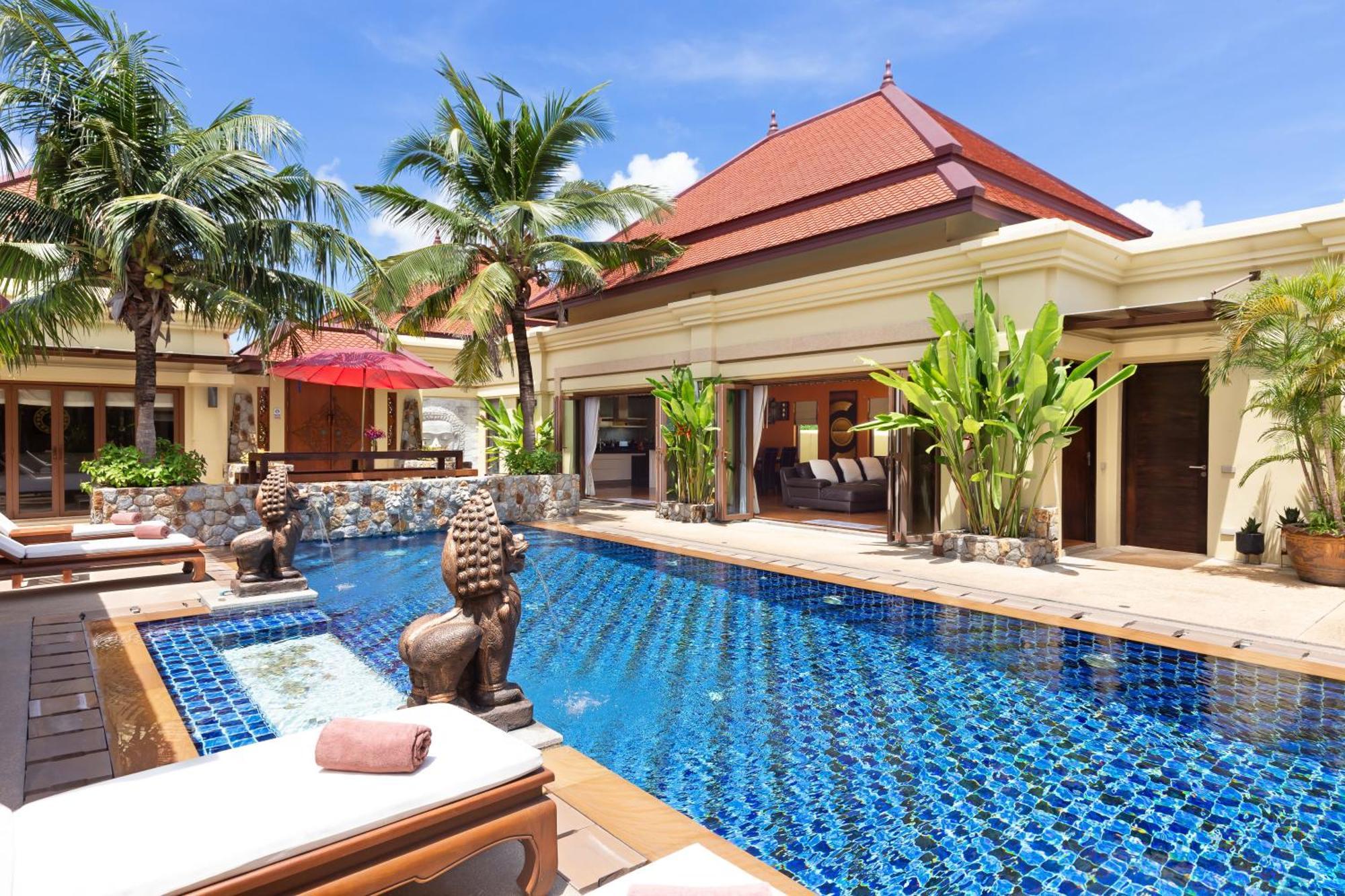 Extraordinary Courtyard 6Br Pool Villa Sri Suri, Naiharn Rawai Exterior foto